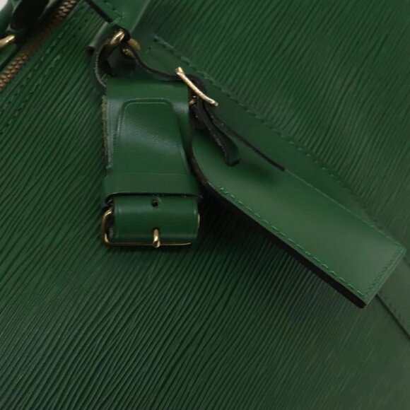 LOUIS VUITTON Epi Keepall 50 Boston Bag Green - Picture 12 of 16